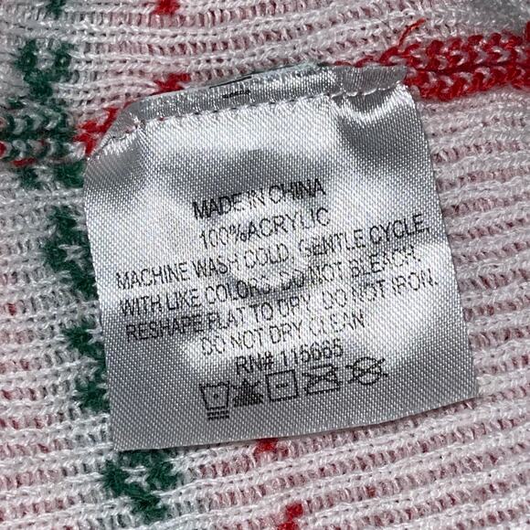 Elf The Movie Buddy COTTON HEADED NINNY MUGGINS Ugly Christmas Cardigan Size L - Picture 4 of 4